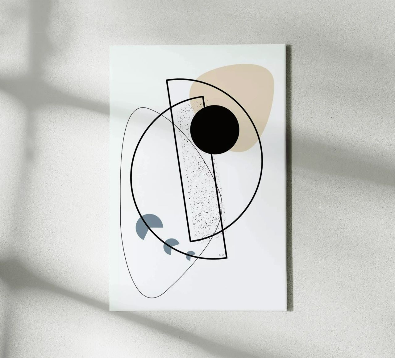 Geometric Mobile Leinwand von Linda Gobeta
