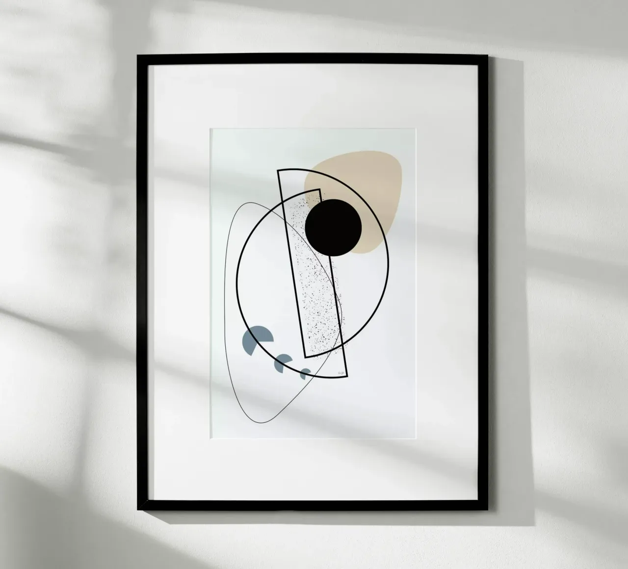 Geometric Mobile poster van Linda Gobeta