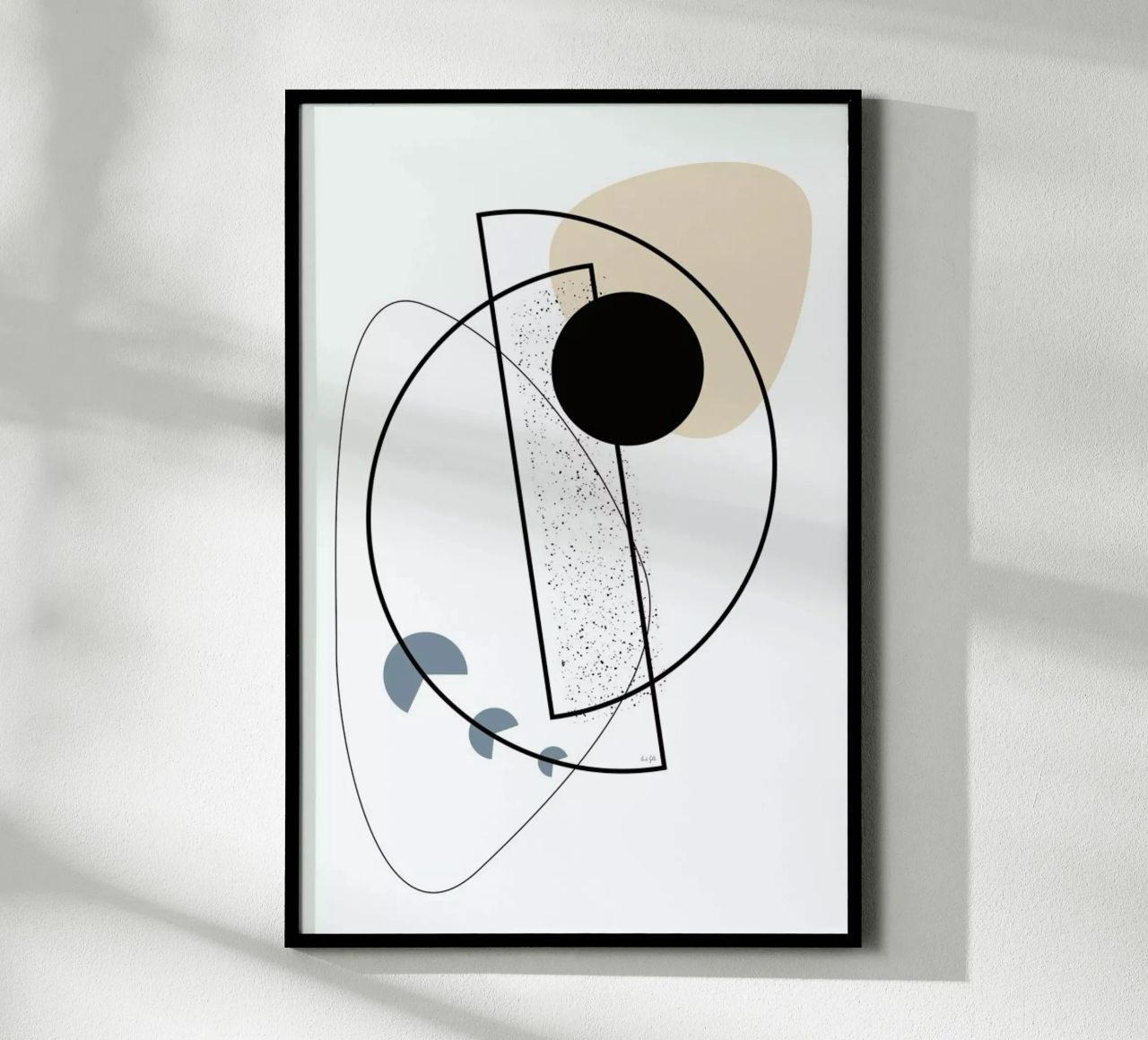 Geometric Mobile poster by Linda Gobeta