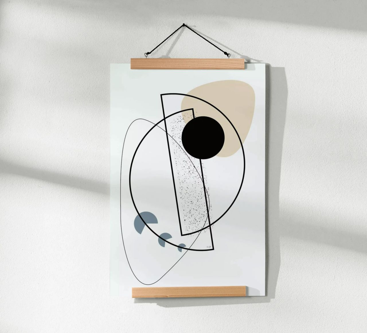 Geometric Mobile poster by Linda Gobeta