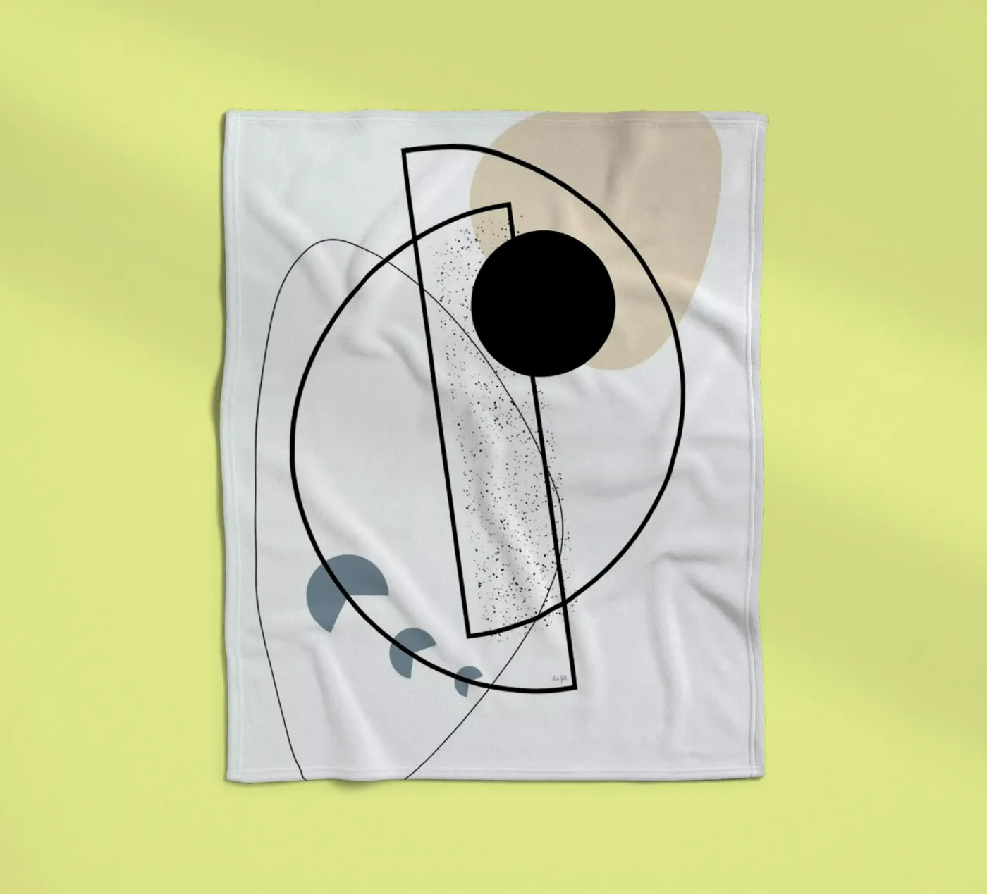 Geometric Mobile fleecedeken van Linda Gobeta