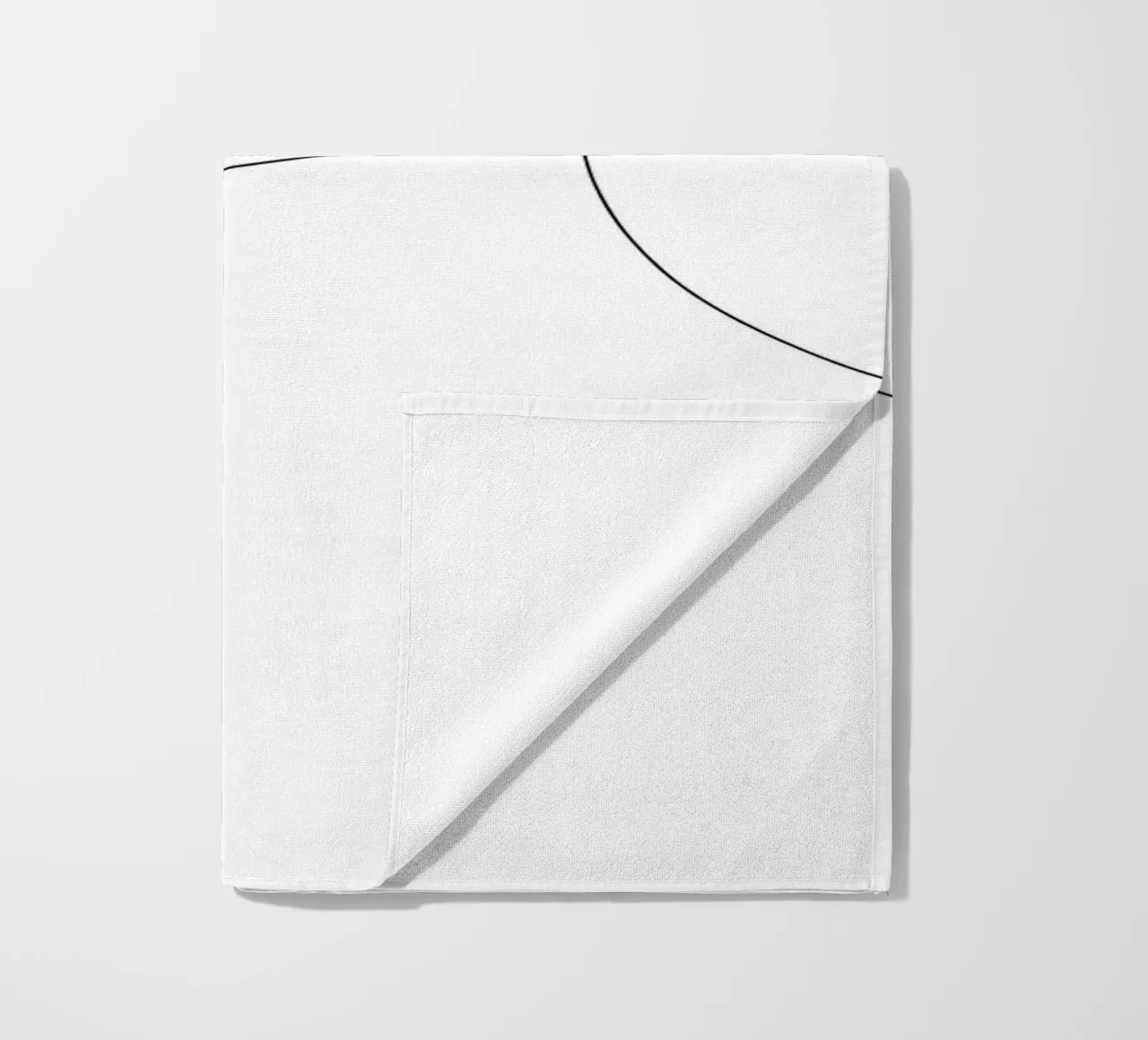 Labbra - Line art minimalista telo mare da Viv Line Art