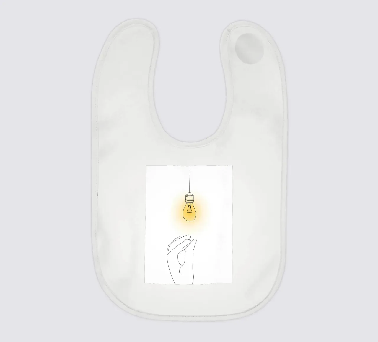 Light Up - Line art minimalista bavaglino da Viv Line Art