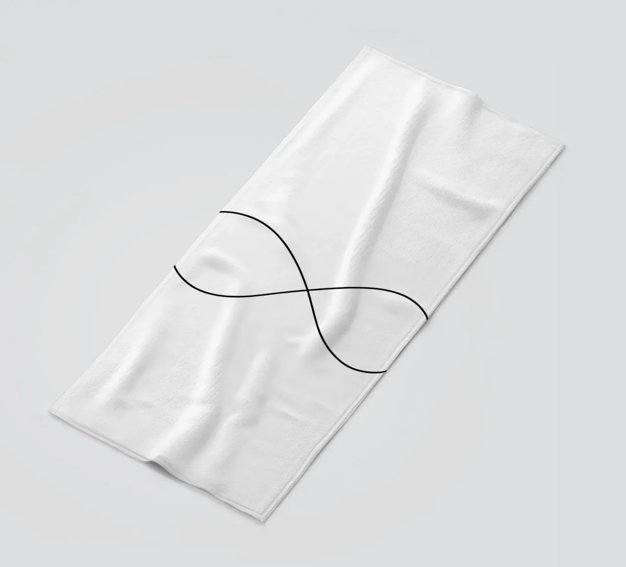 Infinito - Line art minimalista telo mare da Viv Line Art