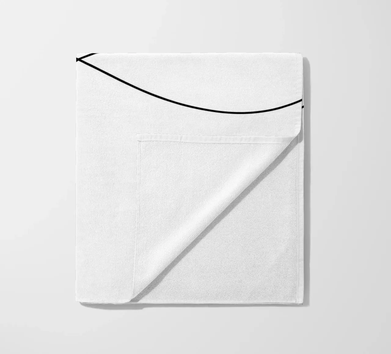 Infinito - Line art minimalista telo mare da Viv Line Art