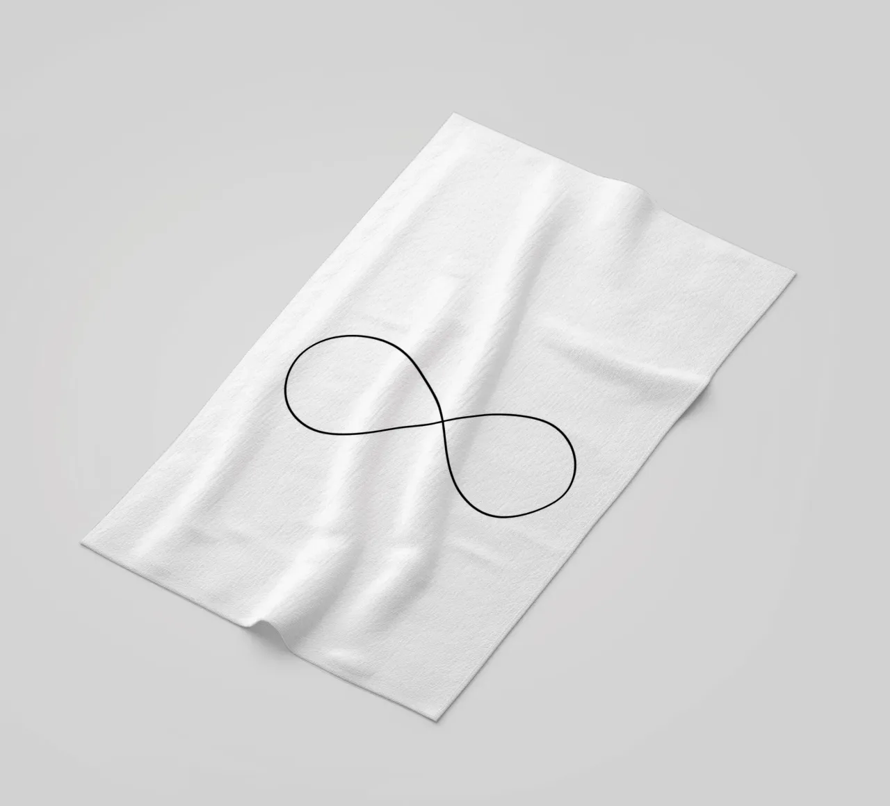 Infinito - Line art minimalista telo mare da Viv Line Art