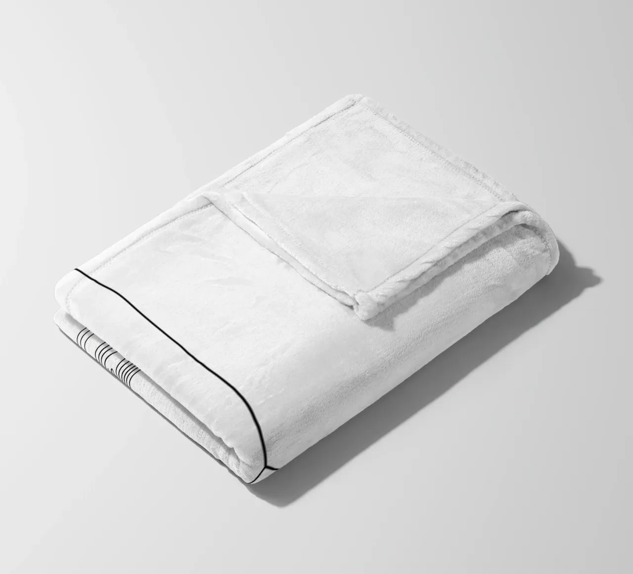 Goccia d'acqua - Line Art minimalista coperta in pile da Viv Line Art