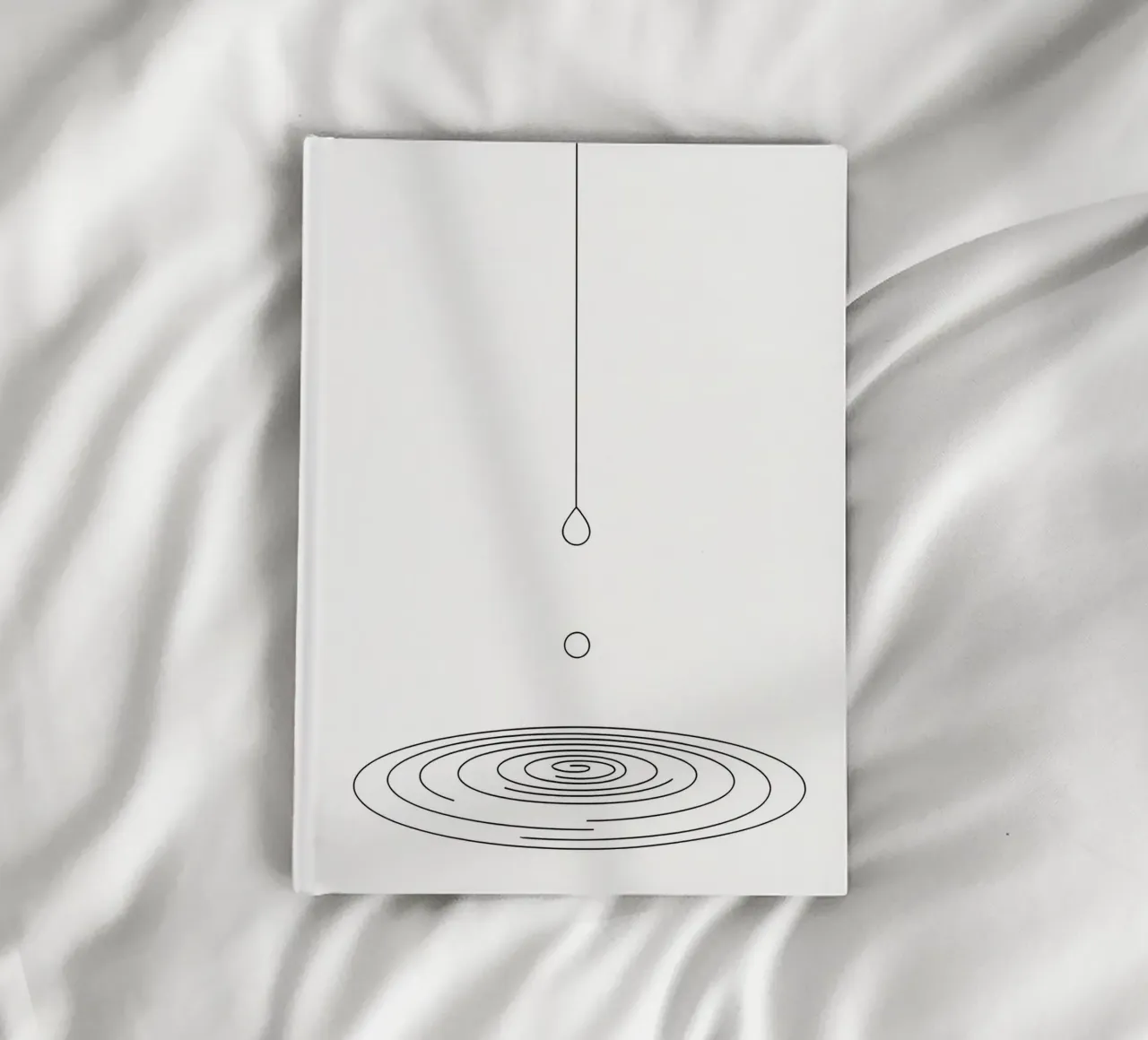 Goccia d'acqua - Line Art minimalista diario da Viv Line Art