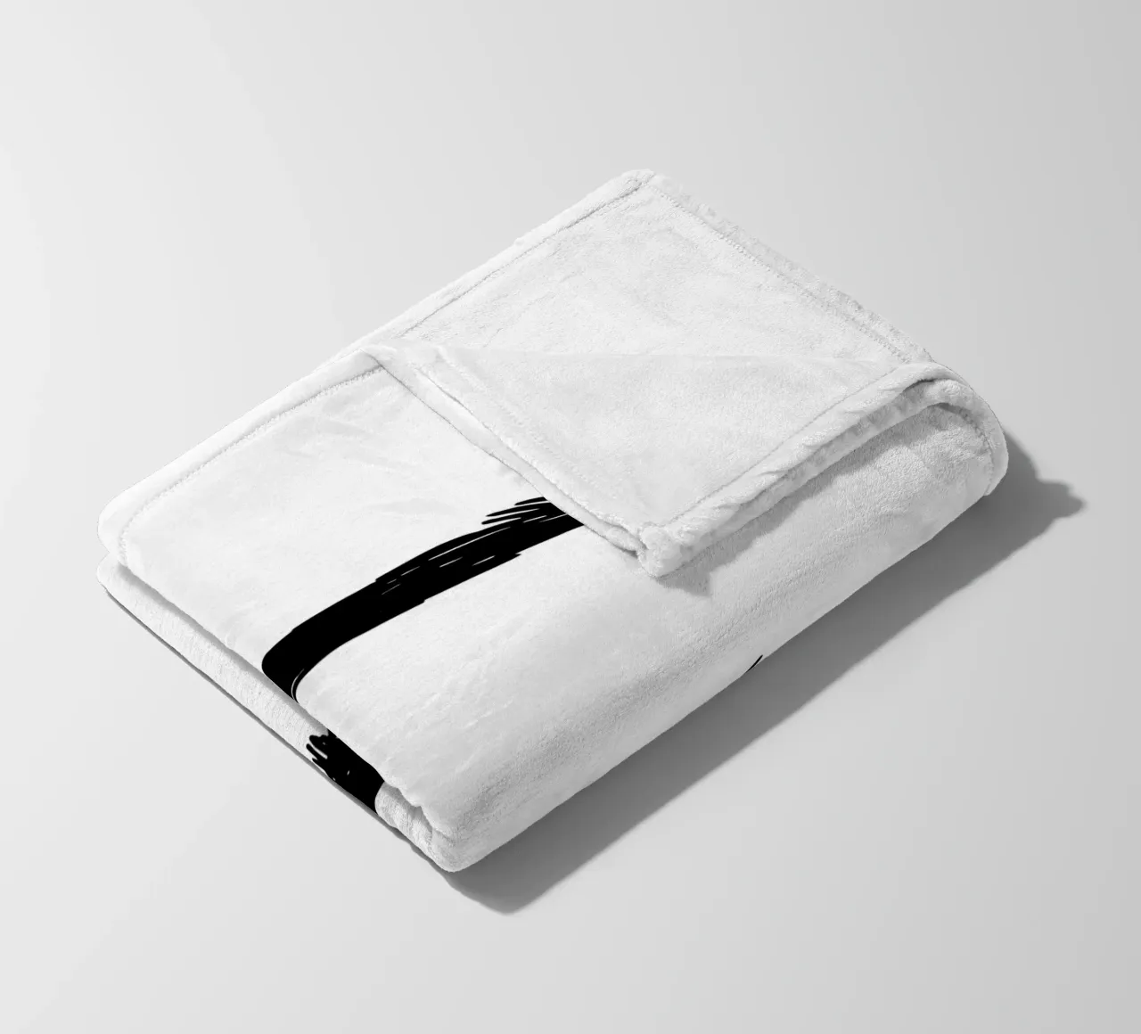 Tear From Eye - Minimalist Line Art fleece blanket by Viv Line Art