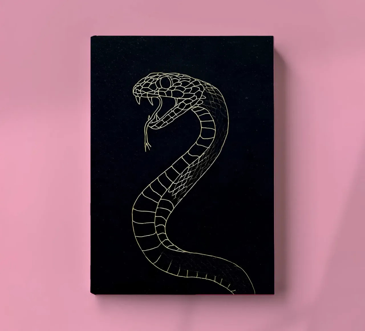 Snake - Minimalist Line Art notebook by Viv Line Art