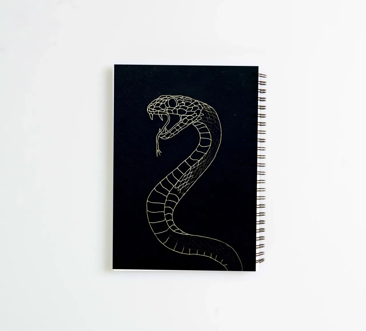 Snake - Minimalist Line Art spiral notebook by Viv Line Art
