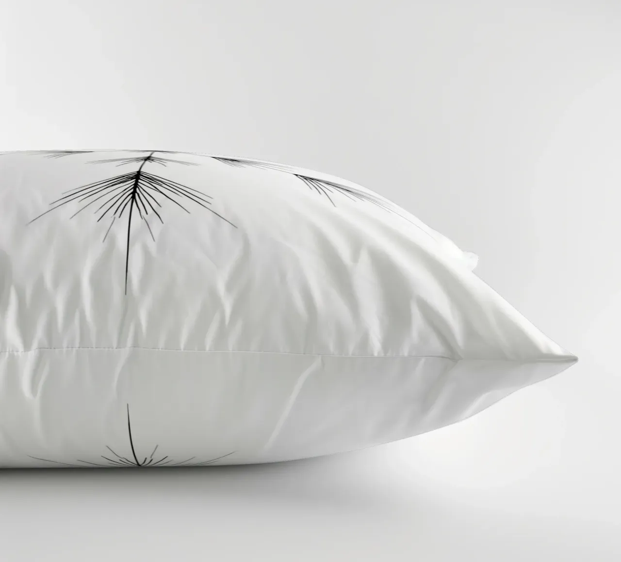Snowflake - Minimalist Line Art decorative cushion by Viv Line Art