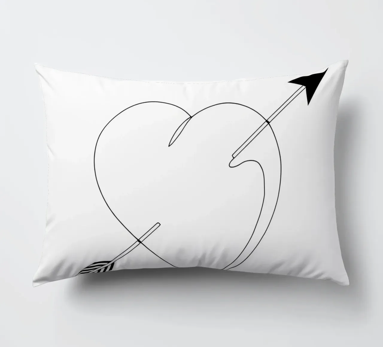 Valentines Day - Line art minimalista cuscino da Viv Line Art