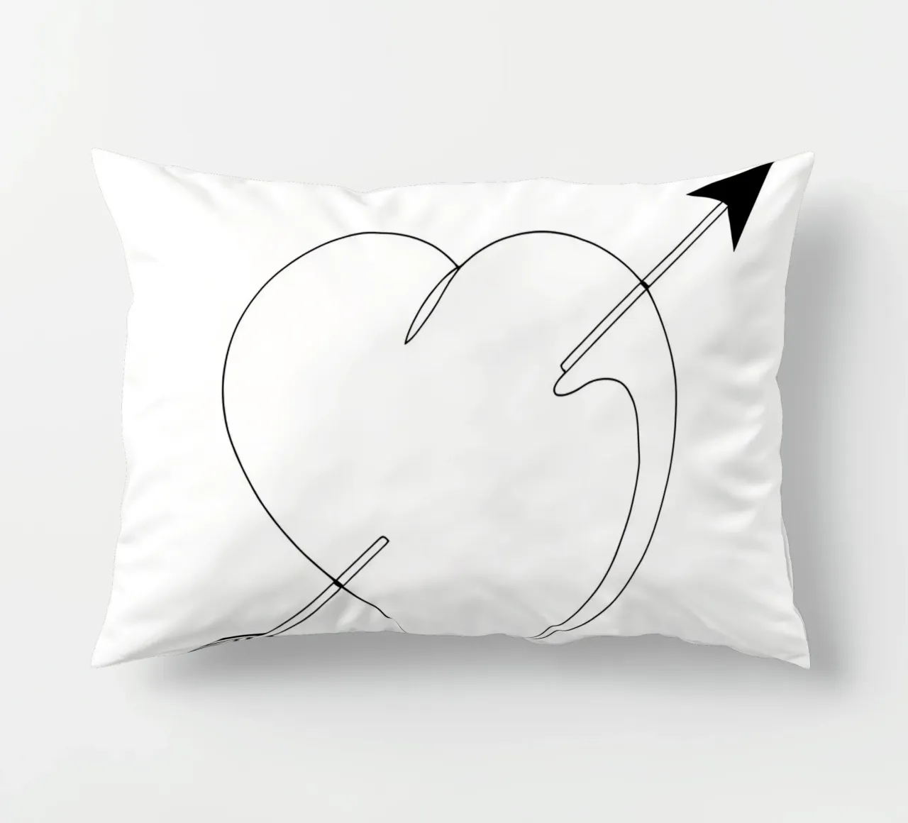 Valentines Day - Line art minimalista cuscino da Viv Line Art