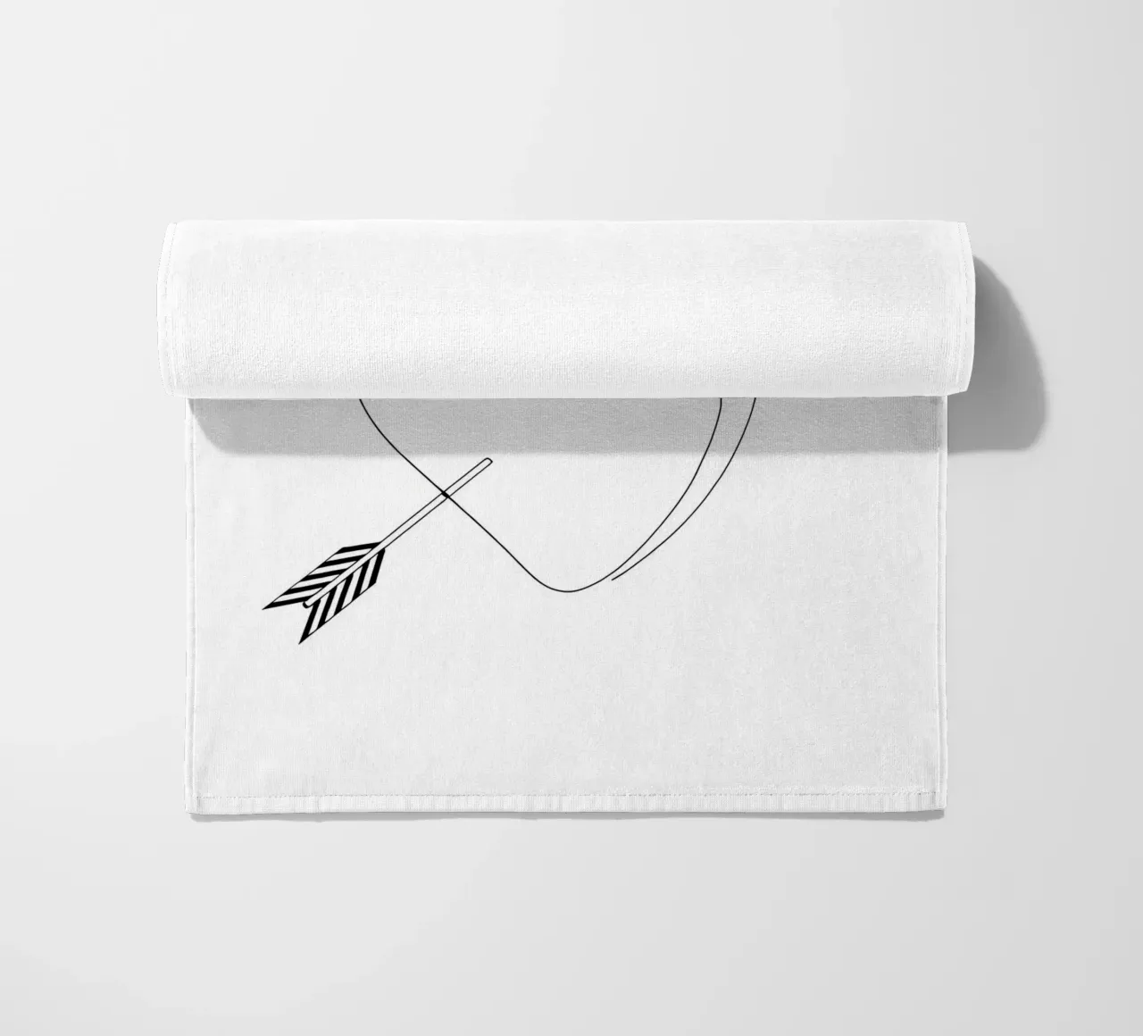 Valentines Day - Line art minimalista telo mare da Viv Line Art