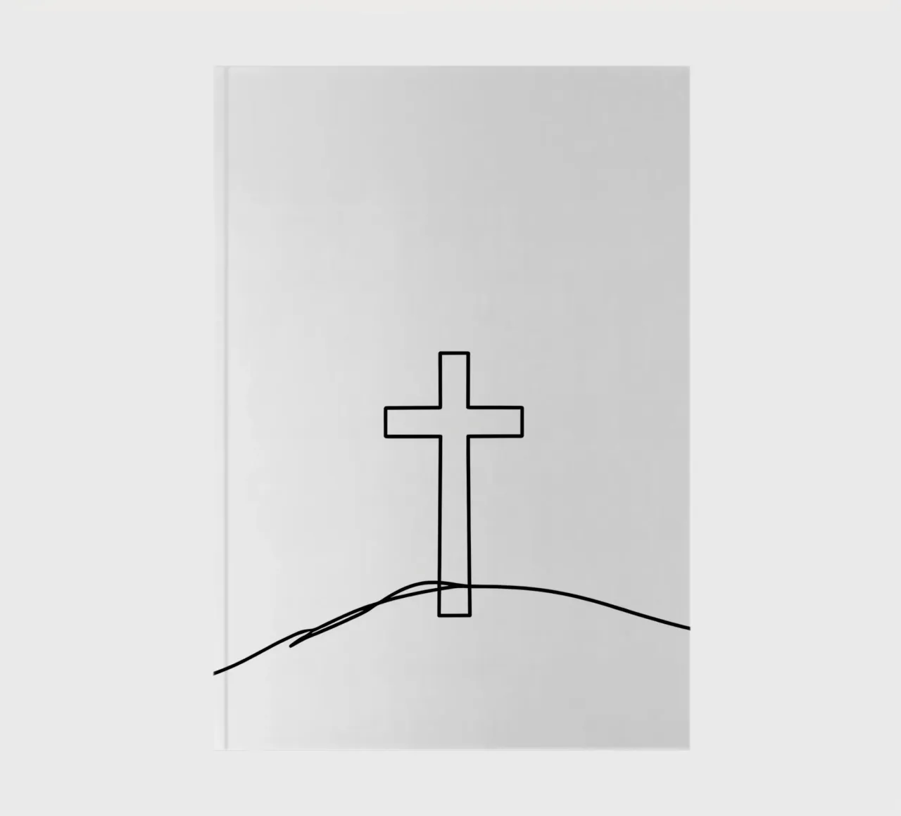 Religious - Minimalist Line Art notebook by Viv Line Art