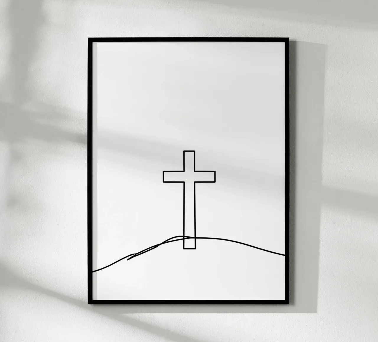Religious - Minimalist Line Art hahnemühle by Viv Line Art