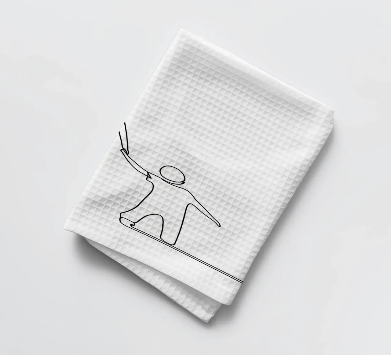 Madre e figlio - Line art minimalista canovaccio da cucina da Viv Line Art