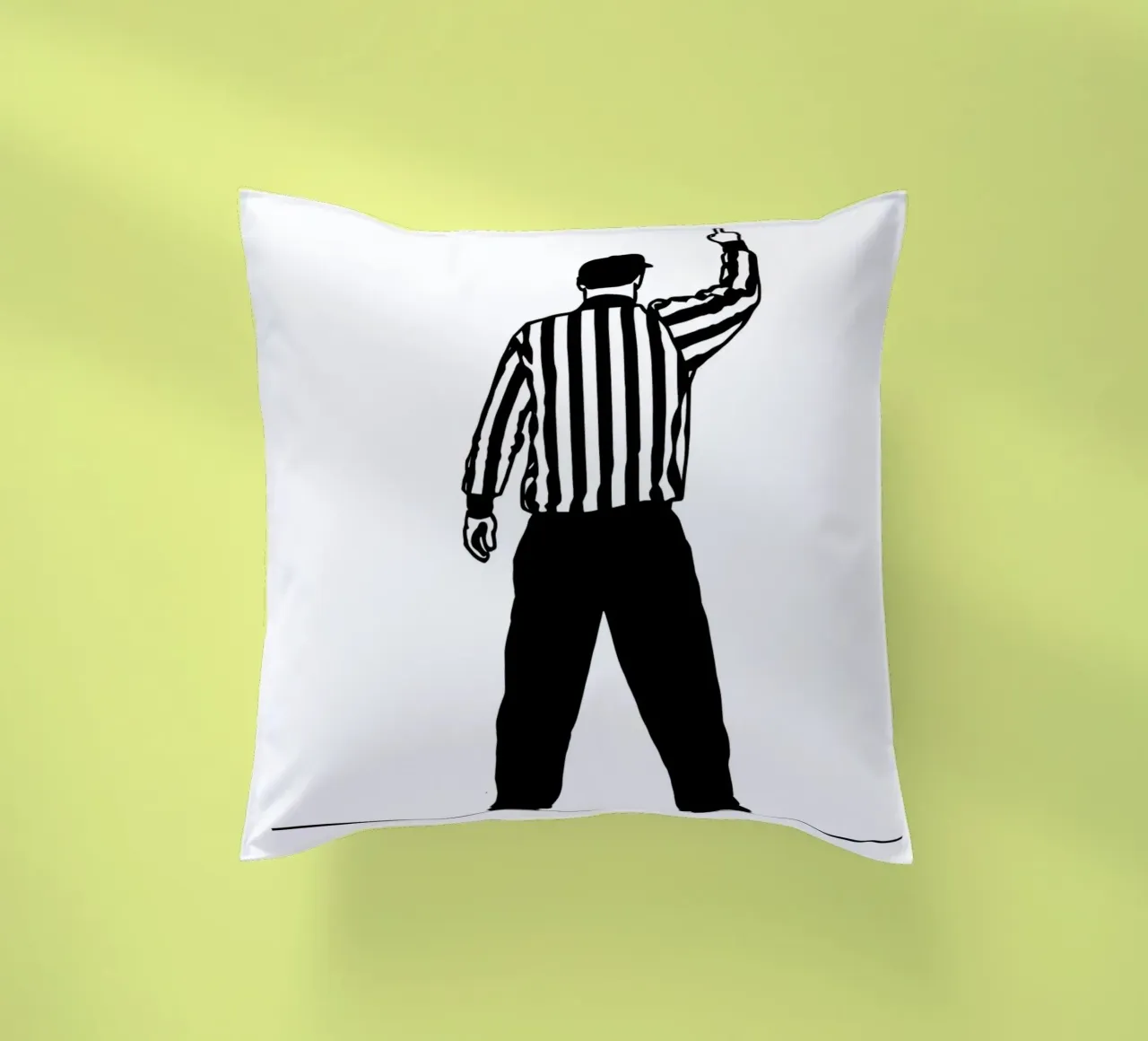 Arbitro - Line art minimalista cuscino da Viv Line Art