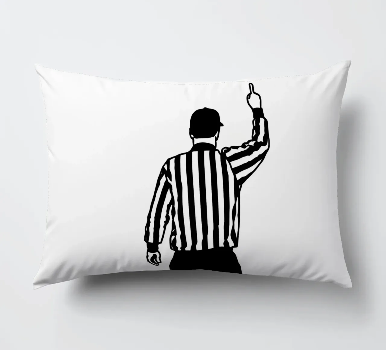 Arbitro - Line art minimalista cuscino da Viv Line Art