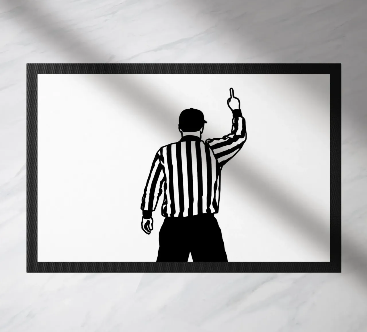 Arbitro - Line art minimalista zerbino da Viv Line Art