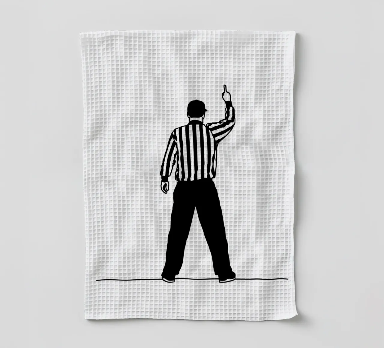 Arbitro - Line art minimalista canovaccio da cucina da Viv Line Art