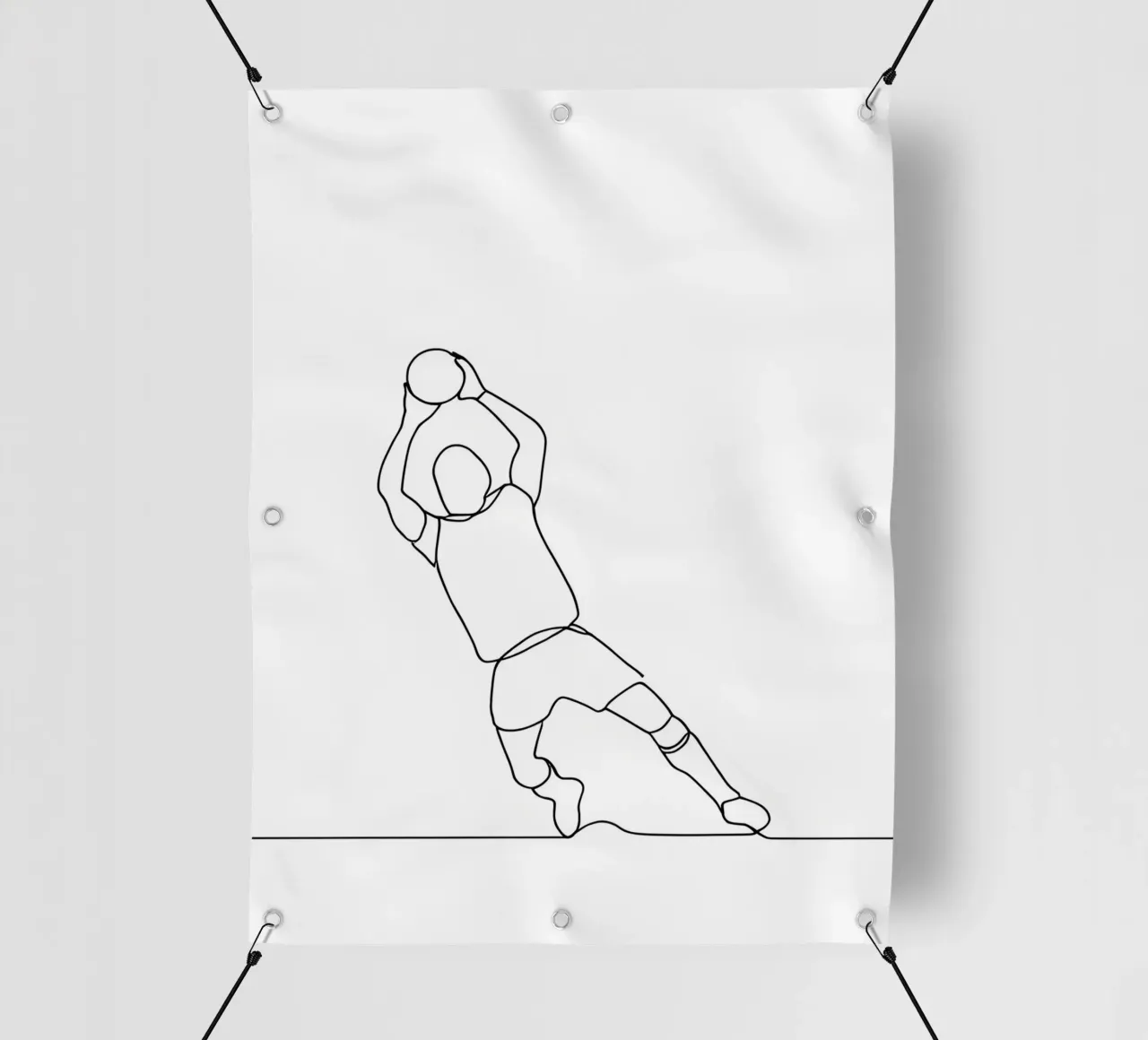 Portiere - Line art minimalista telo in pvc da Viv Line Art