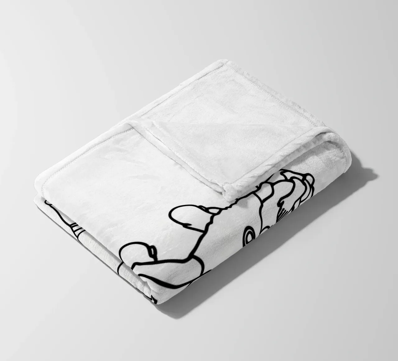 Planification d'équipe - Dessin au trait minimaliste plaid polaire de Viv Line Art