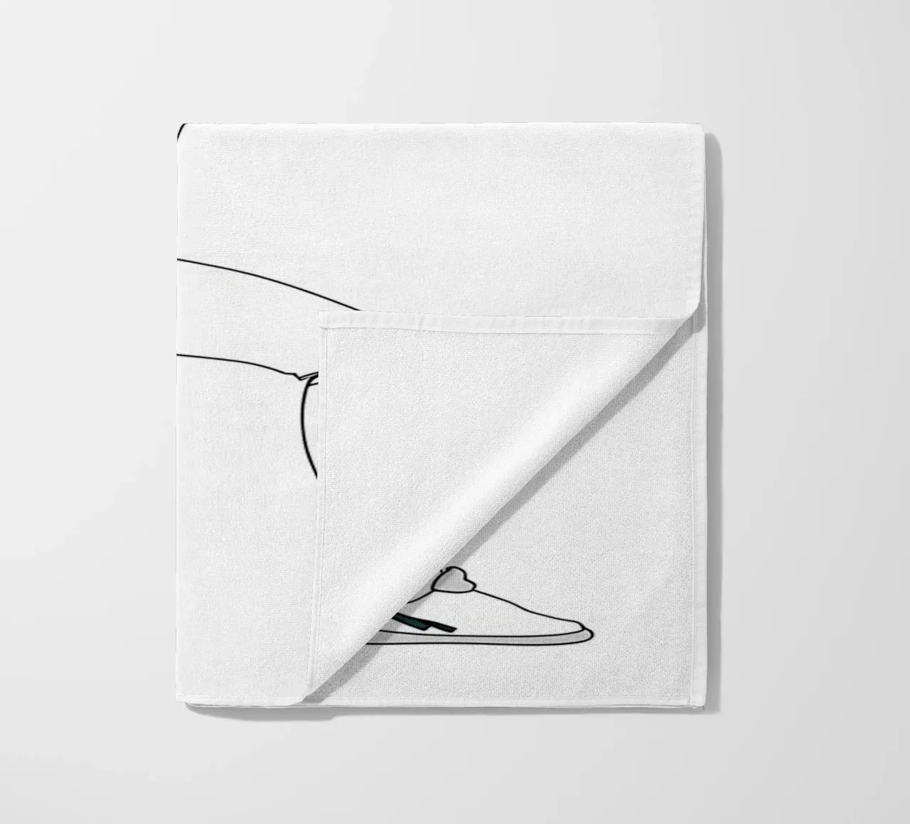 Fencer - Line art minimalista telo mare da Viv Line Art