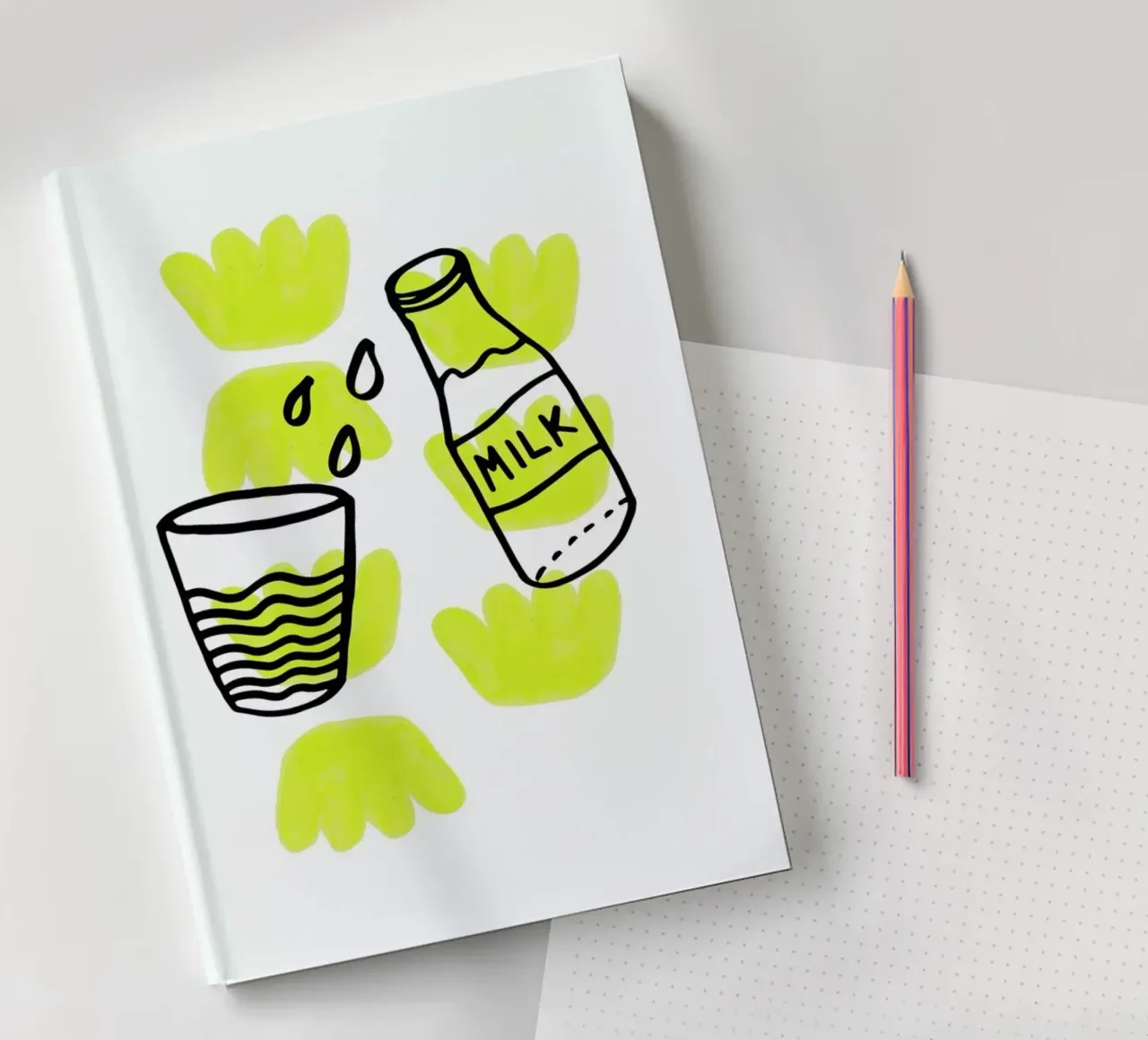 Milk notebook by Vasare Nar