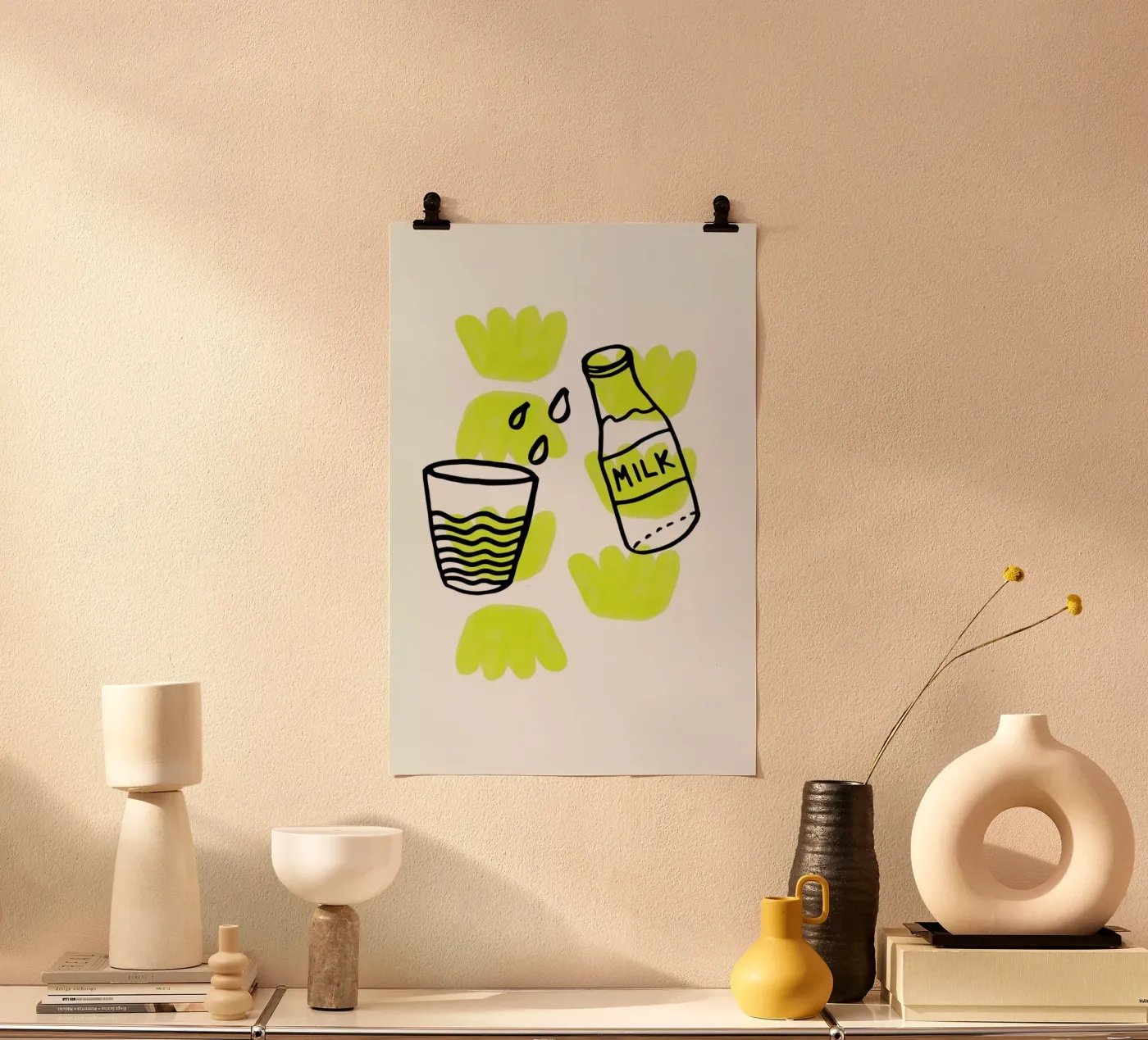 Milk poster van Vasare Nar