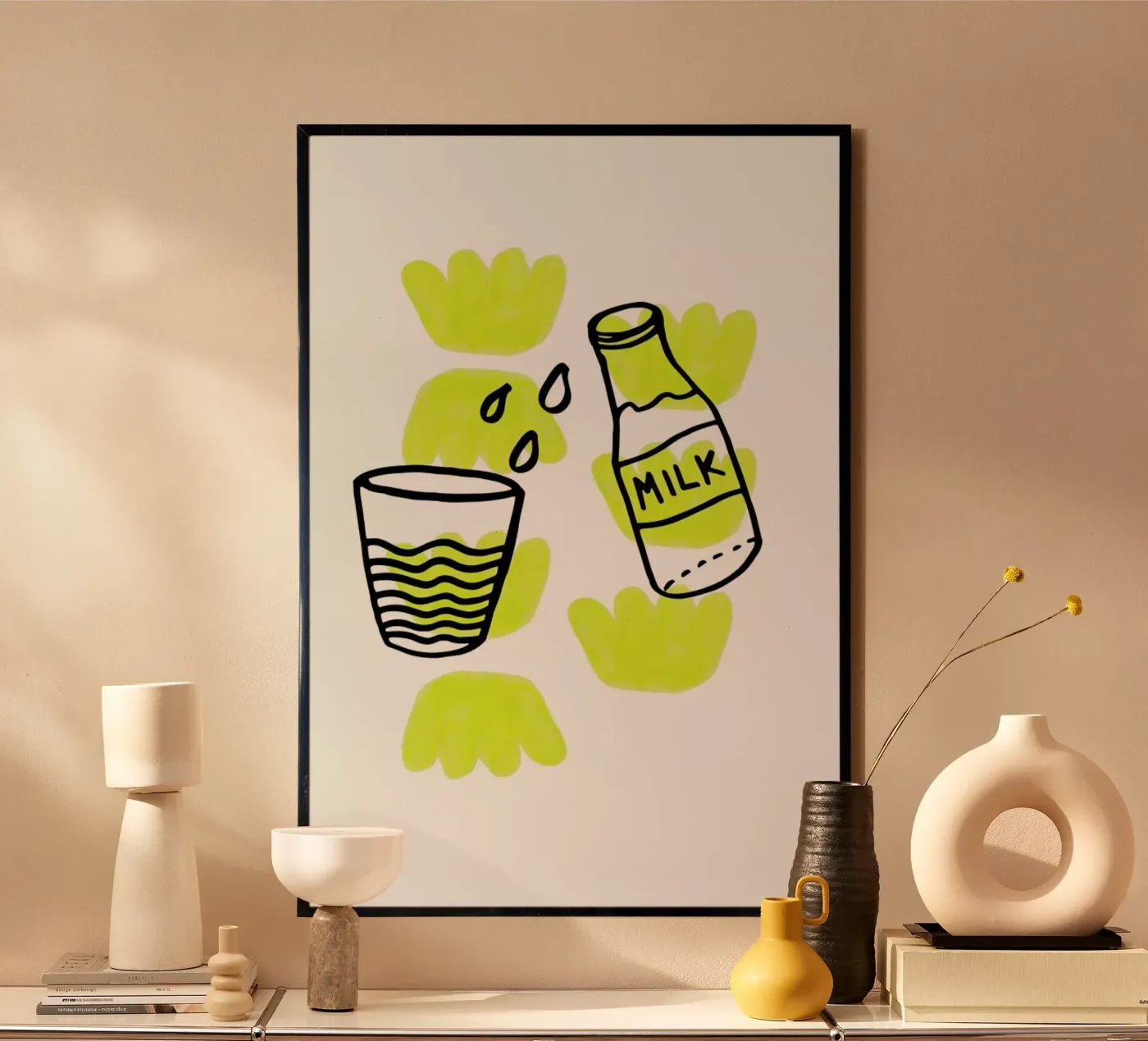 Milk poster van Vasare Nar