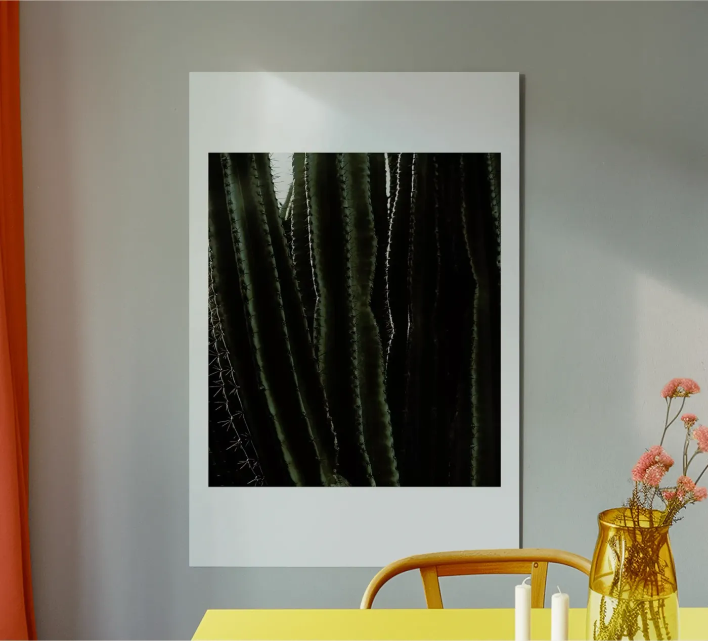 Cactus 01 forex plate by Laura Palm