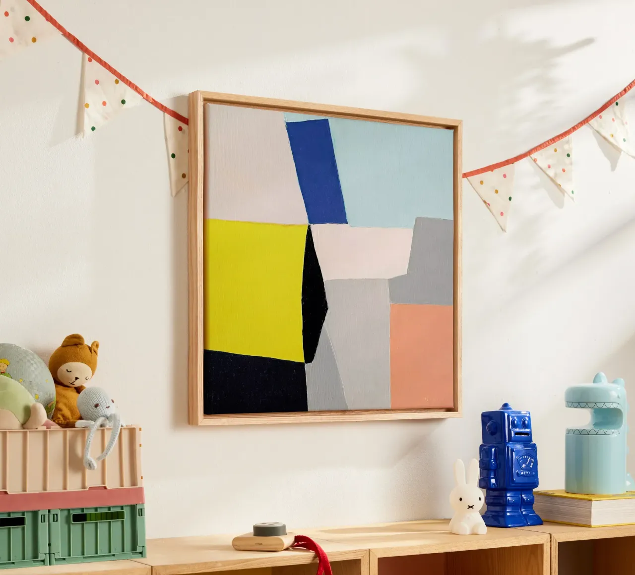 Fragments canvas by Jilli Darling Art