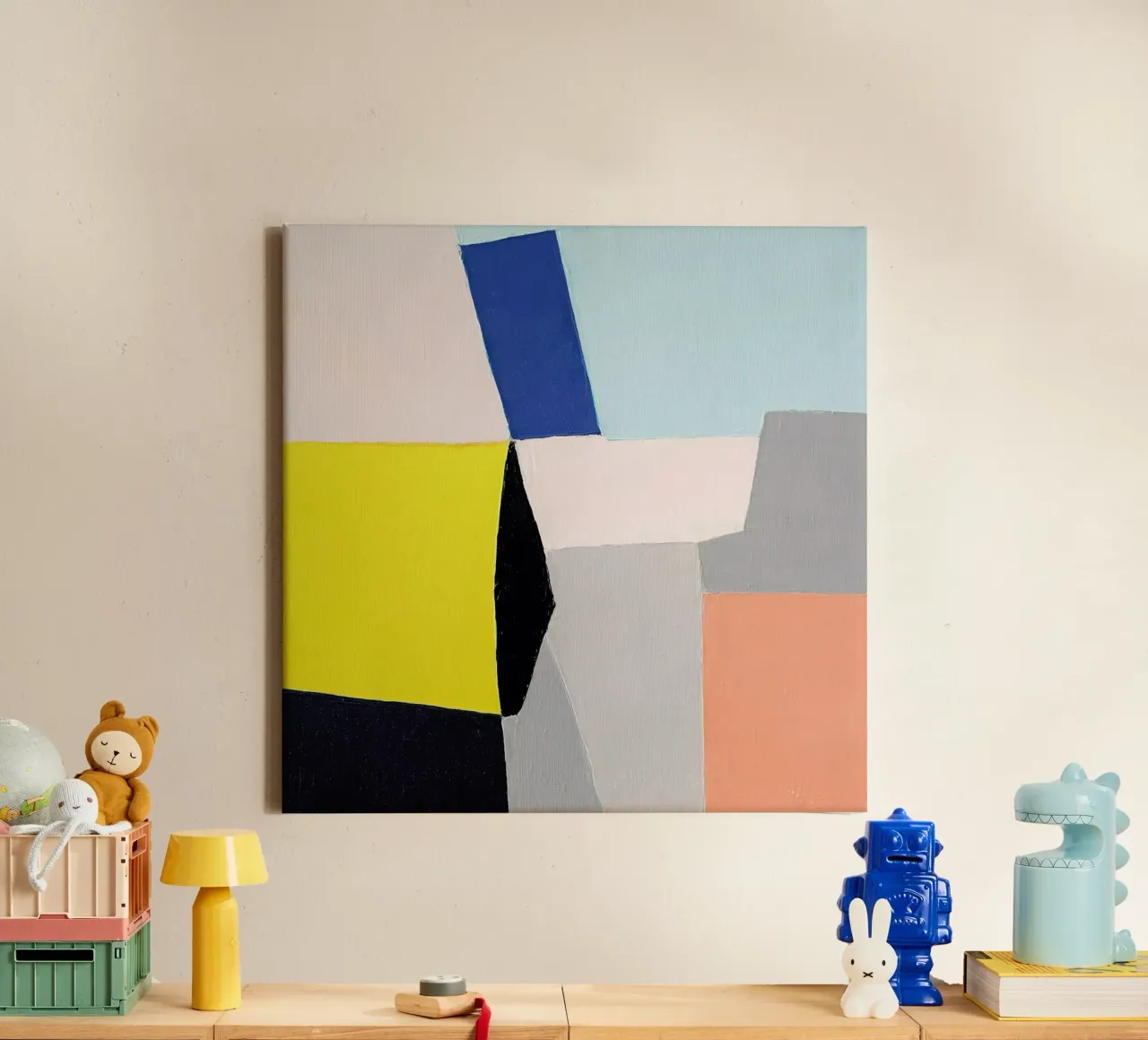 Fragments canvas by Jilli Darling Art