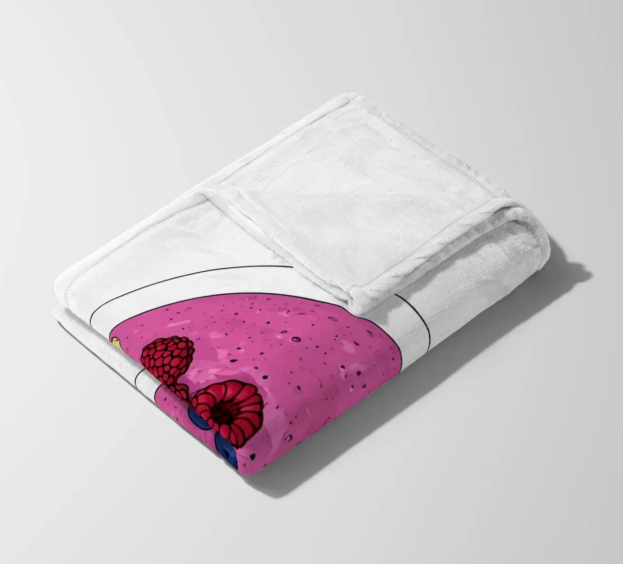 Smoothie Bowl - Linea d'arte minimalista sul cibo sano coperta in pile da Viv Line Art