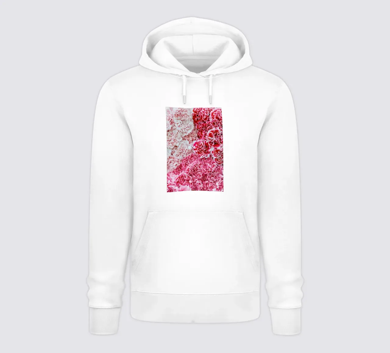 Carnation Flower felpa con cappuccio da Curious Collections by Marielle Leenders