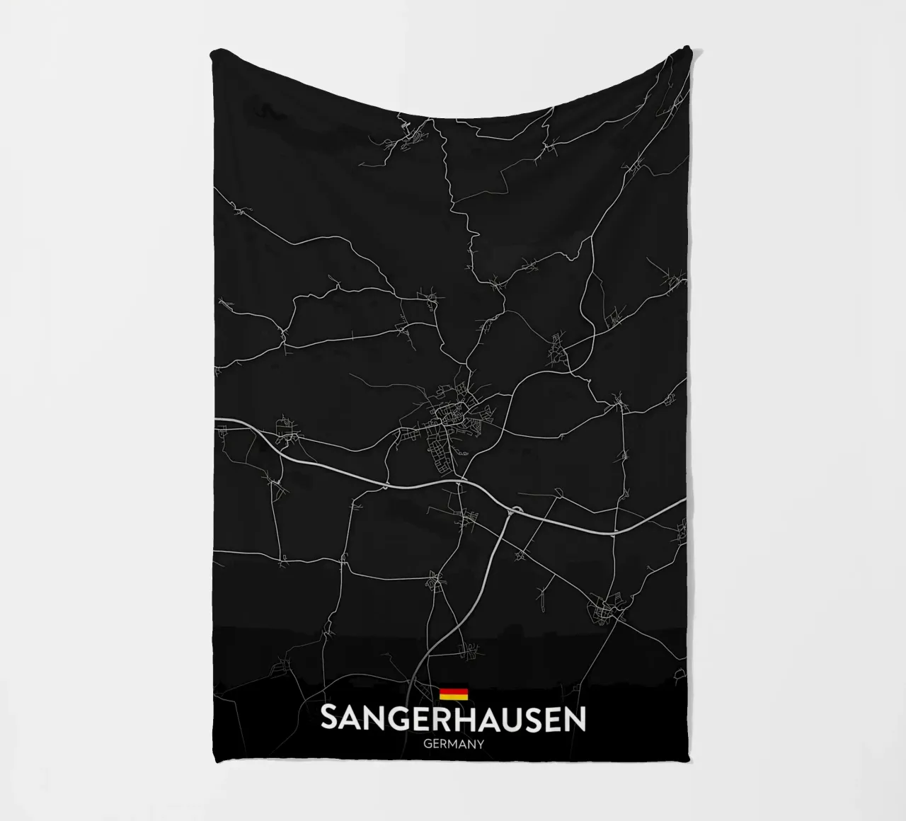 Sangerhausen DE fleece blanket by Christopher Adams