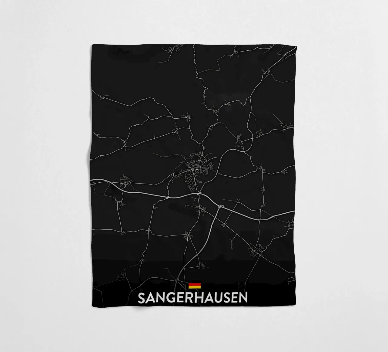 Sangerhausen DE fleece blanket by Christopher Adams