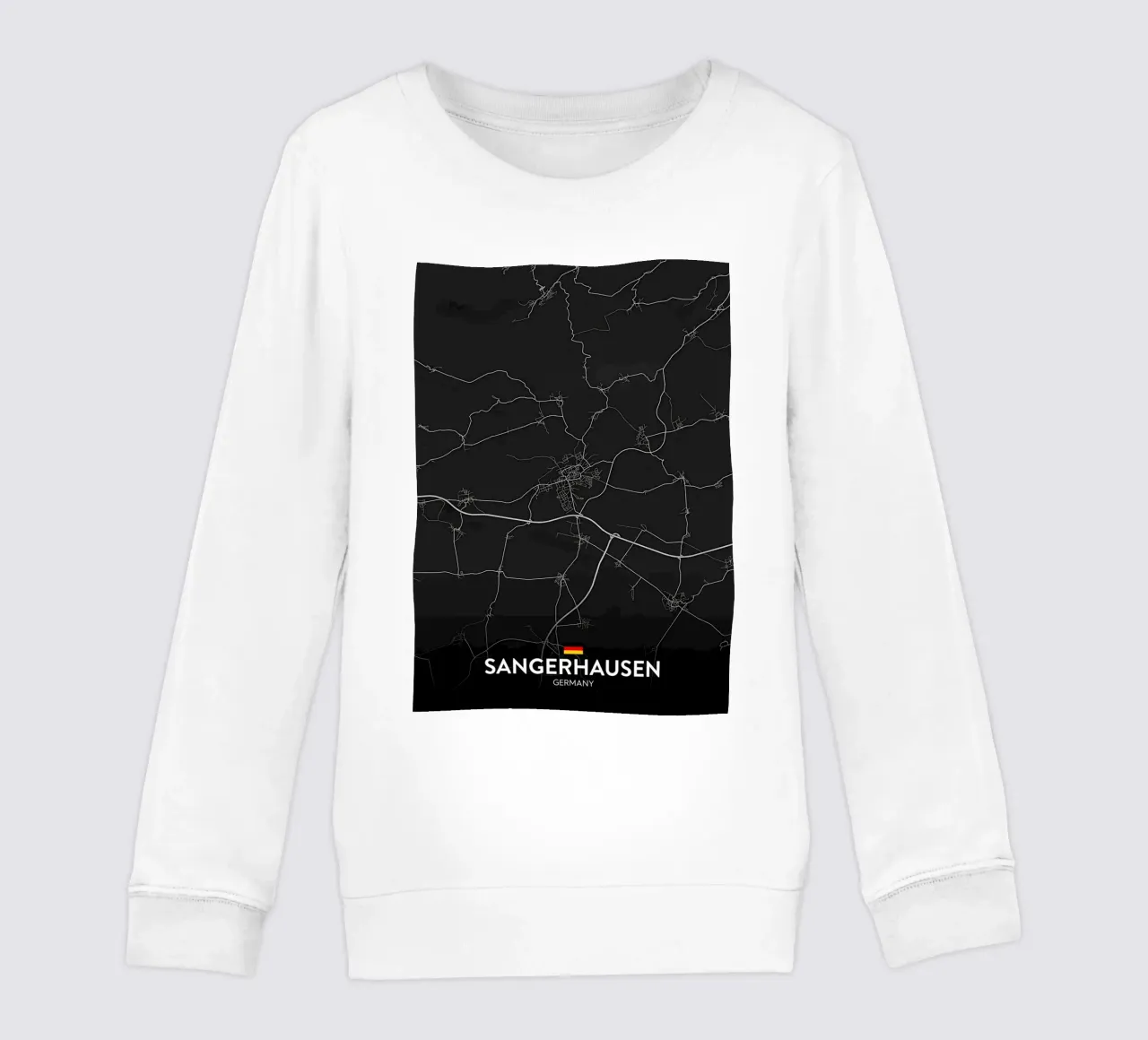 Sangerhausen DE kids sweatshirt by Christopher Adams