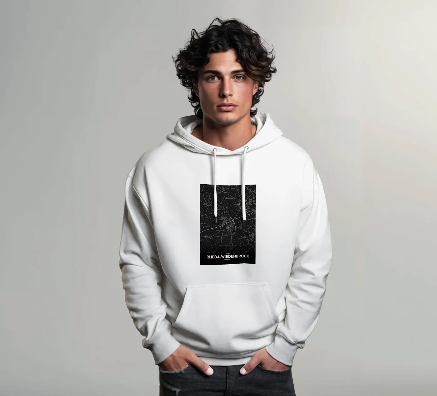 map hoodie by Christopher Adams