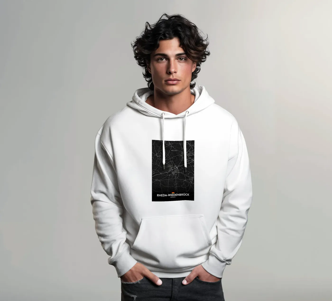 map hoodie by Christopher Adams