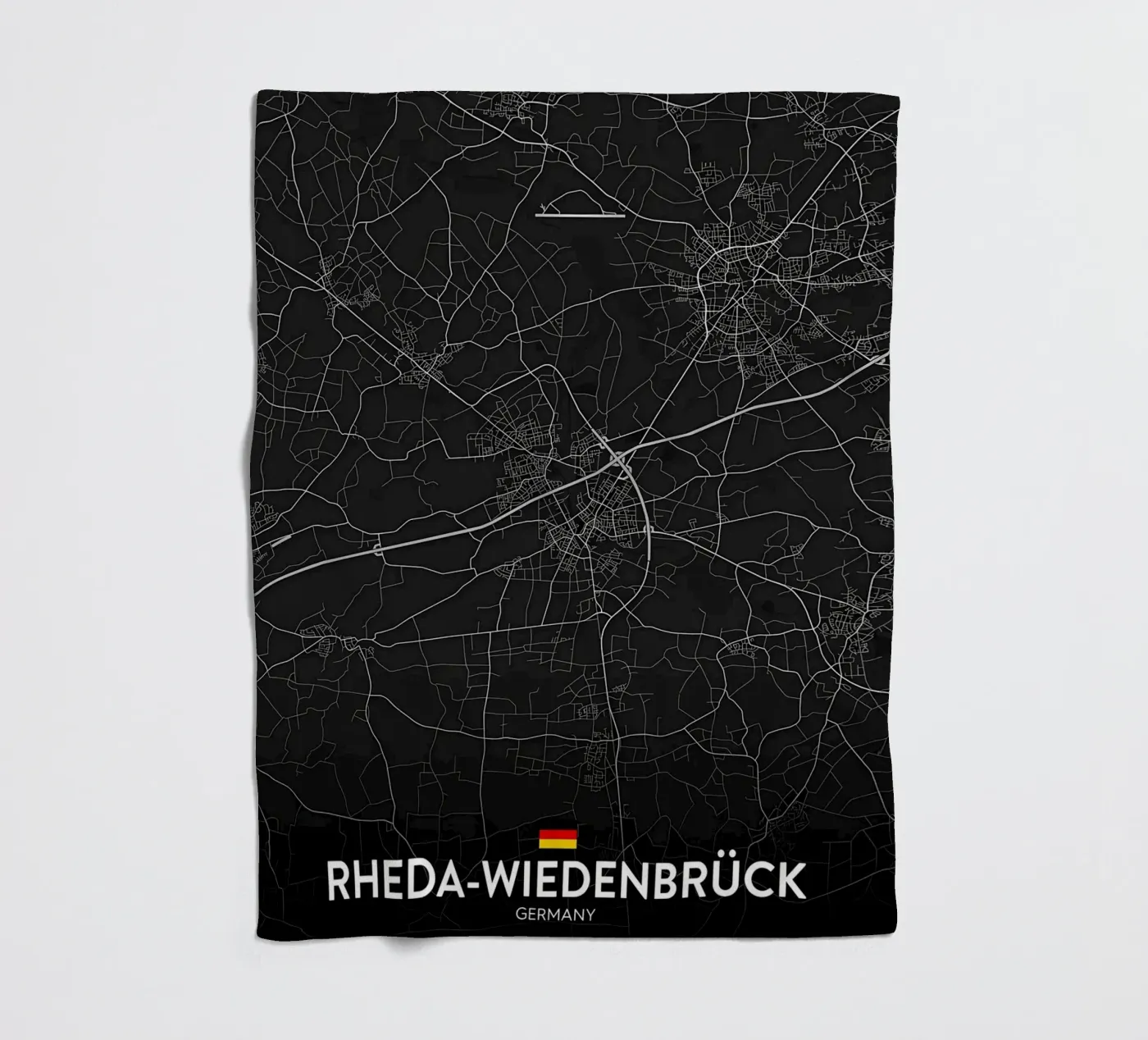 map Fleecedecke von Christopher Adams