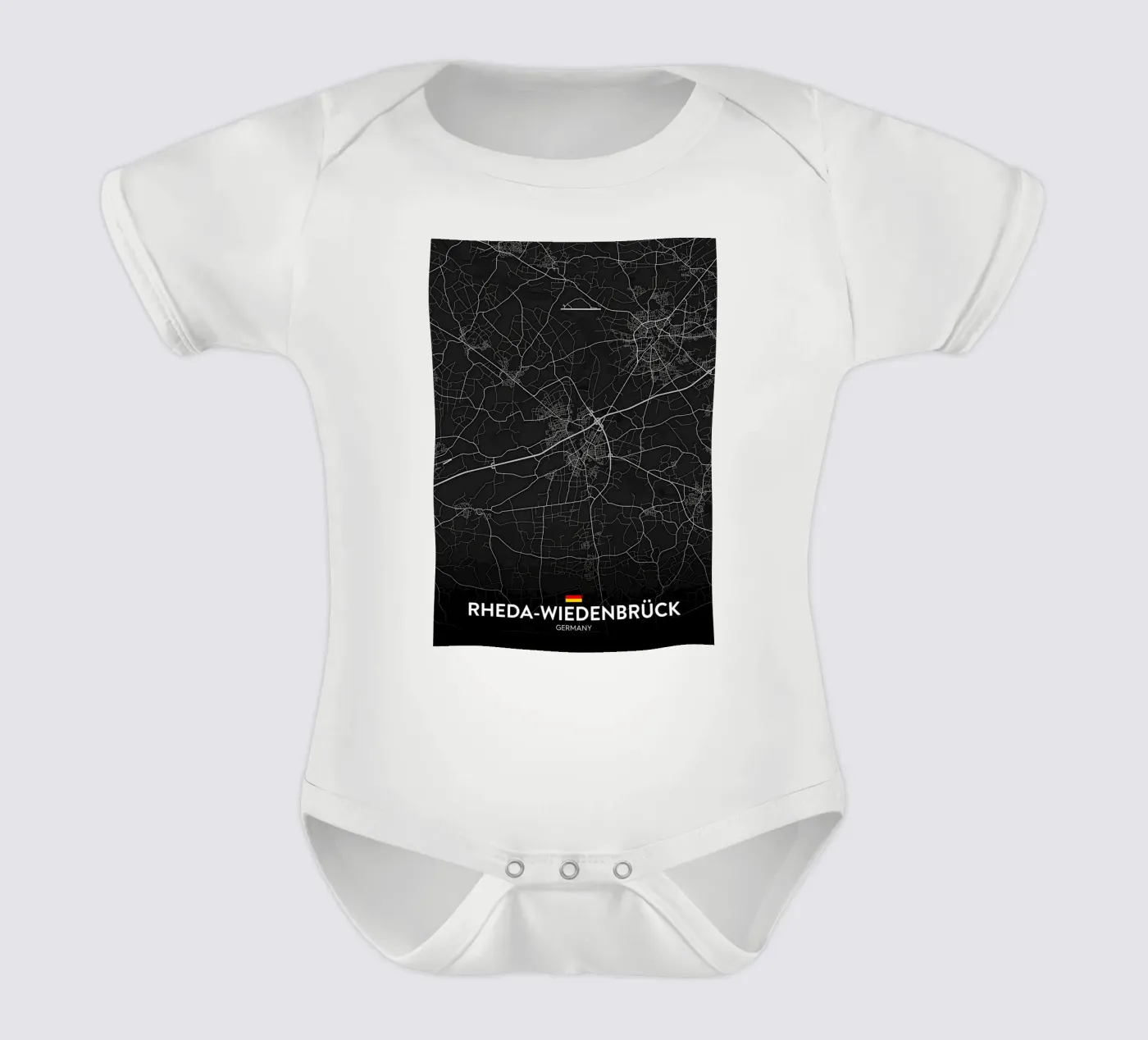 Karte Kurzarm Babybody von Christopher Adams