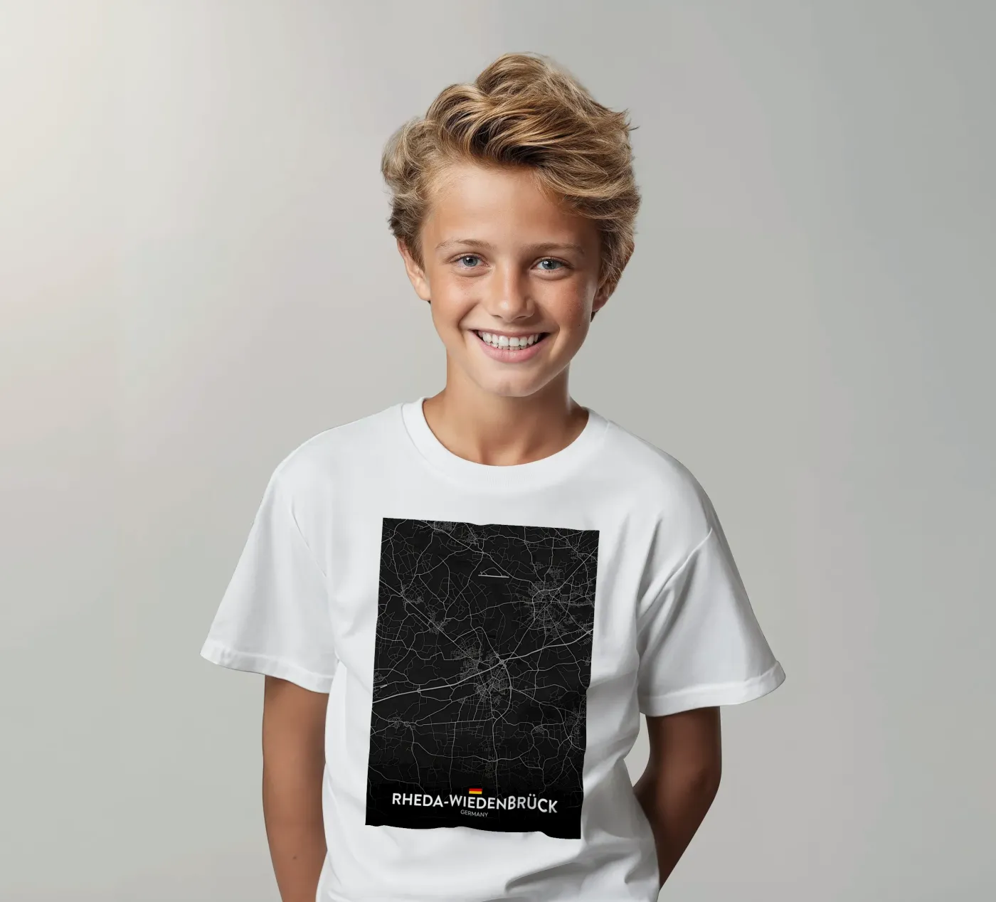 map Kinder T-Shirt von Christopher Adams