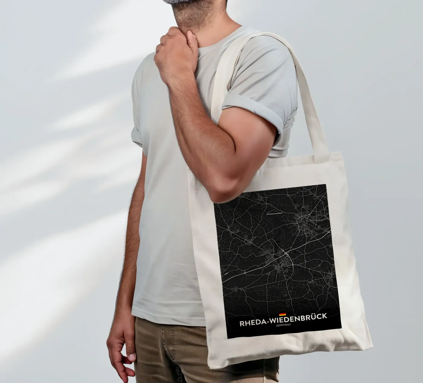 map tote bag by Christopher Adams