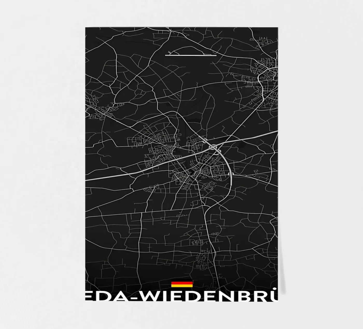 map Stickerbogen von Christopher Adams