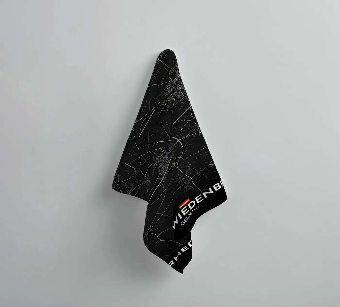 map badhanddoek van Christopher Adams
