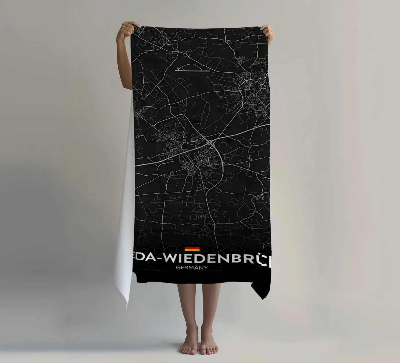 map Strandtuch von Christopher Adams