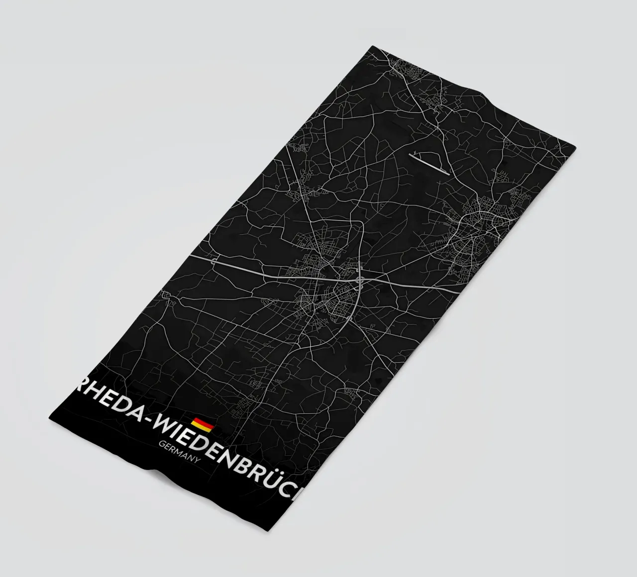 Karte Strandtuch von Christopher Adams